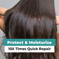 Argan Oil and Biotin Shampoo with Pumpkin Seed oil and Green Tea Extract - Deep Moisturisation and Protection - 500ML - ALZIBA CARES