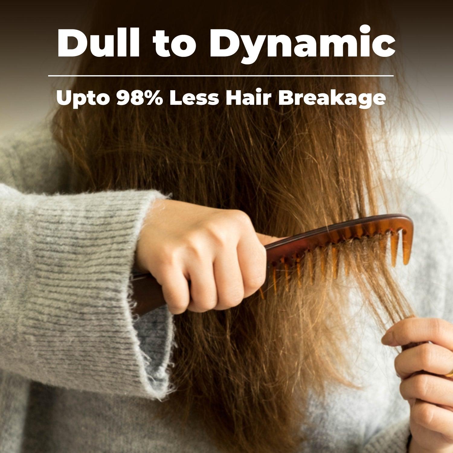 Caffeine and Keratin Shampoo with Niacinamide and Saw Palmetto Extract - Damage Control and Intense Repair - 500 ML - ALZIBA CARES