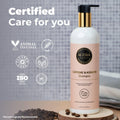 Caffeine and Keratin Shampoo with Niacinamide and Saw Palmetto Extract - Damage Control and Intense Repair - 500 ML - ALZIBA CARES